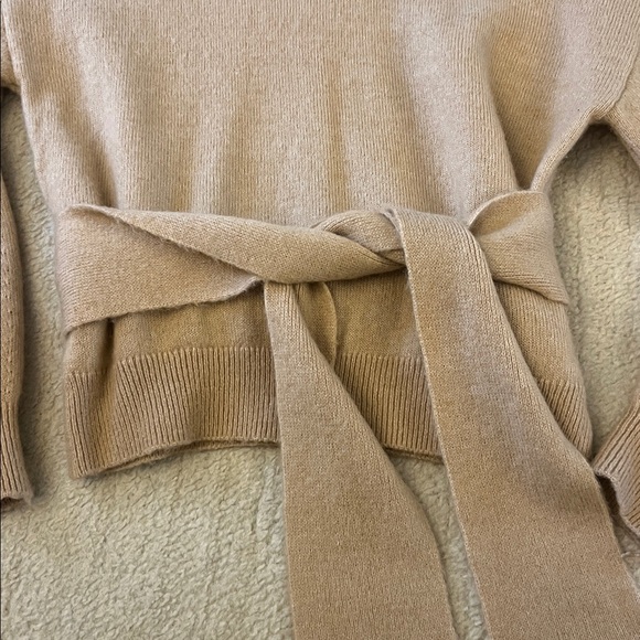 & other stories wool belted sweater - Picture 2 of 6